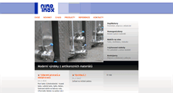 Desktop Screenshot of niro-inox.cz